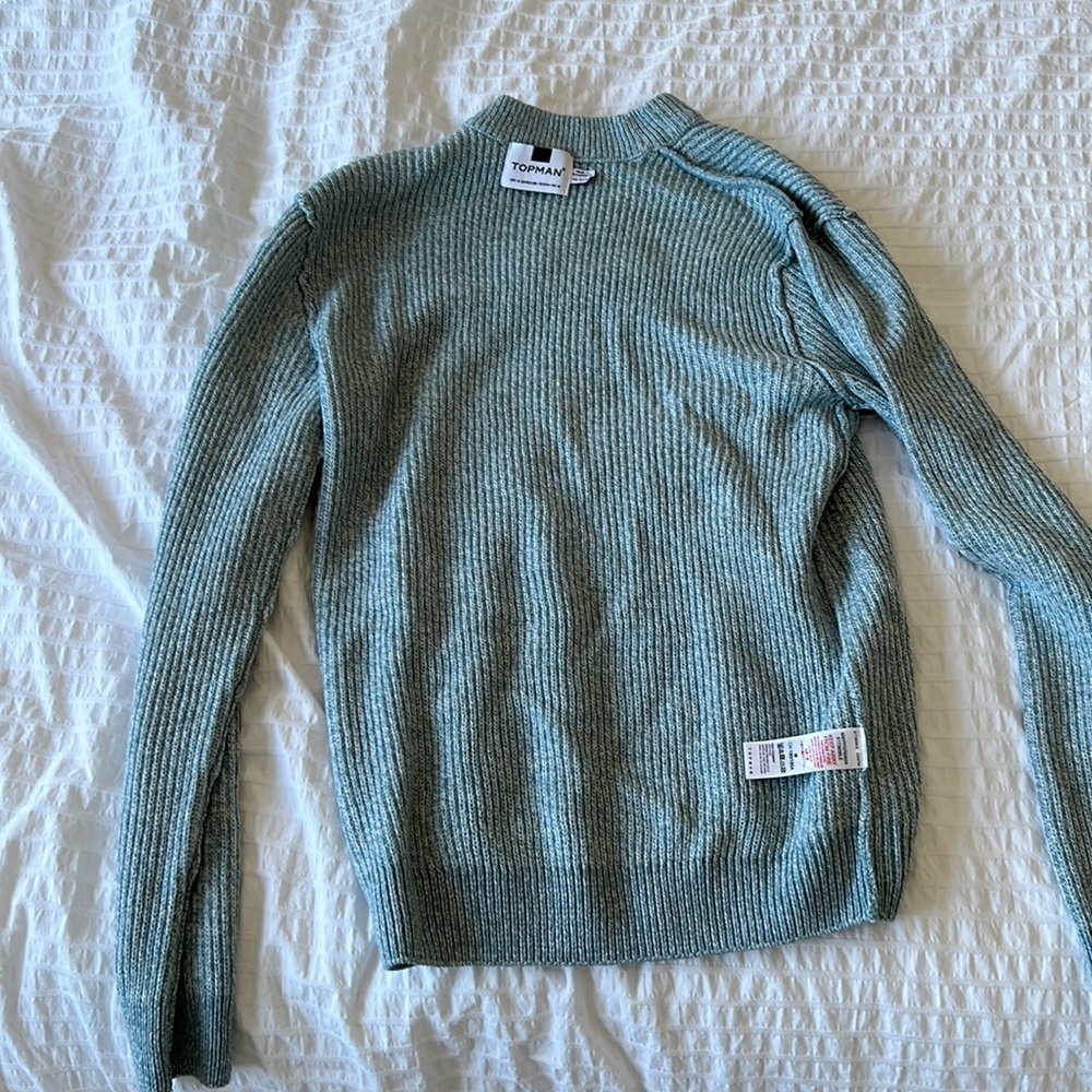 Top man blue sweater. Like new